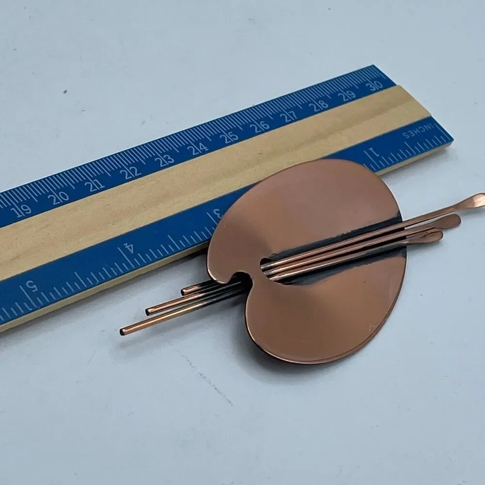 Vintage Renoir copper artist’s pallet brooch large minimal wear.